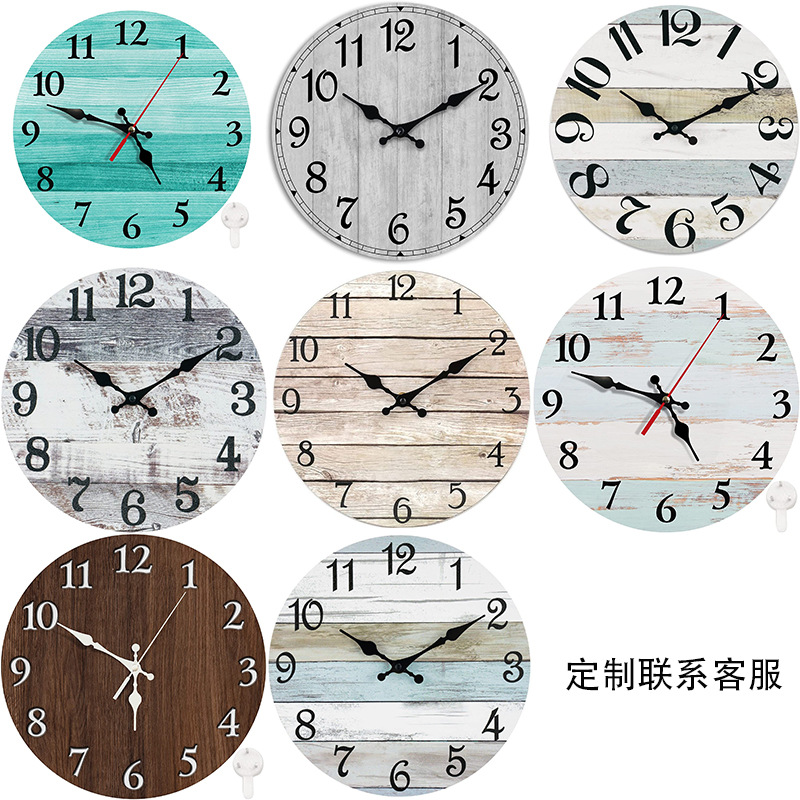 10inch Wall Clock for Living Room, Amazon Best-Selling Clock, Factory Direct Sales, Wholesale in Stock, Nordic Style