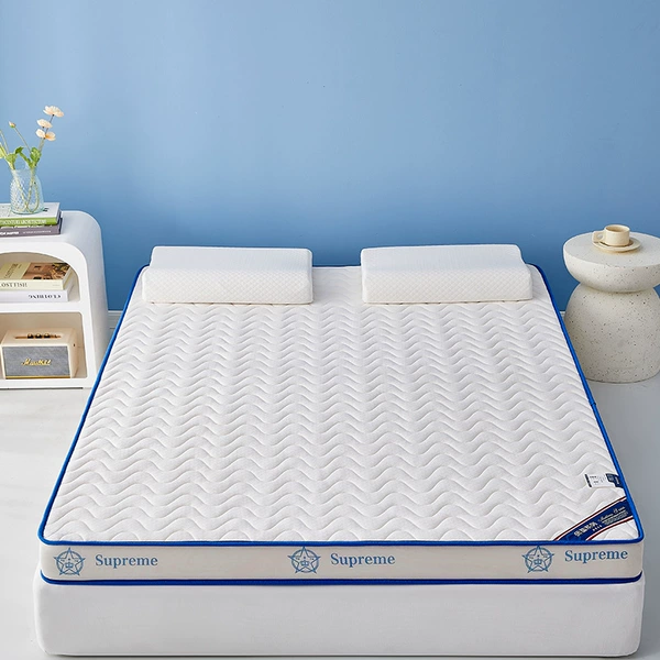 Crown Blue Wavy White