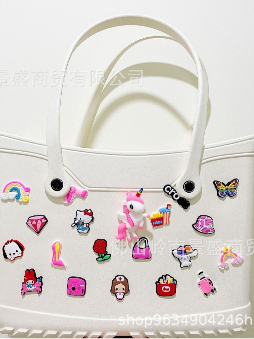 Bolso Tote de Playa con Agujeros de EVA, Diseño Ahuecado, para Playa y Viajes