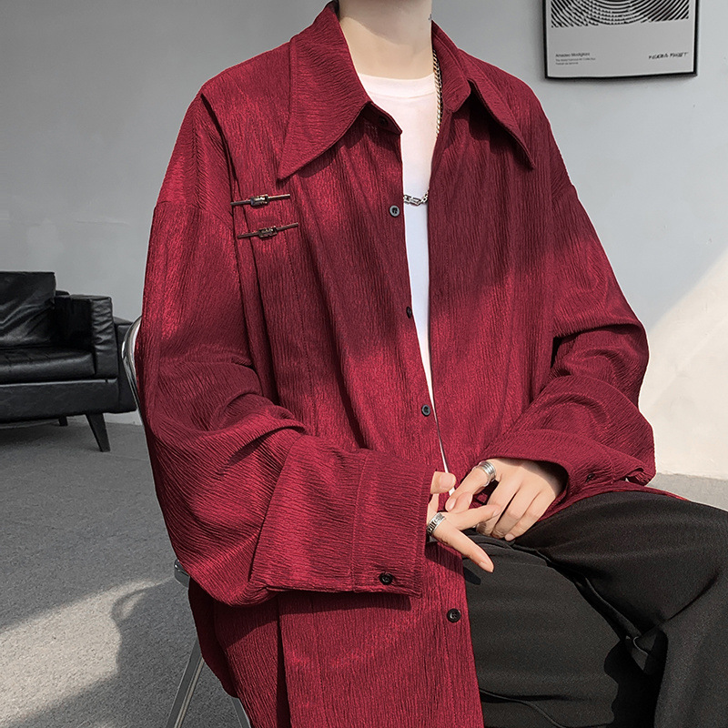 Burgundy autumn shirt