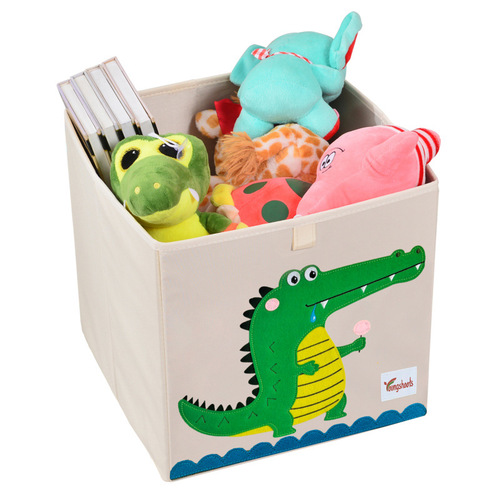 Kindergarten washable folding storage box children's toys gift clothing storage box cute cartoon storage box