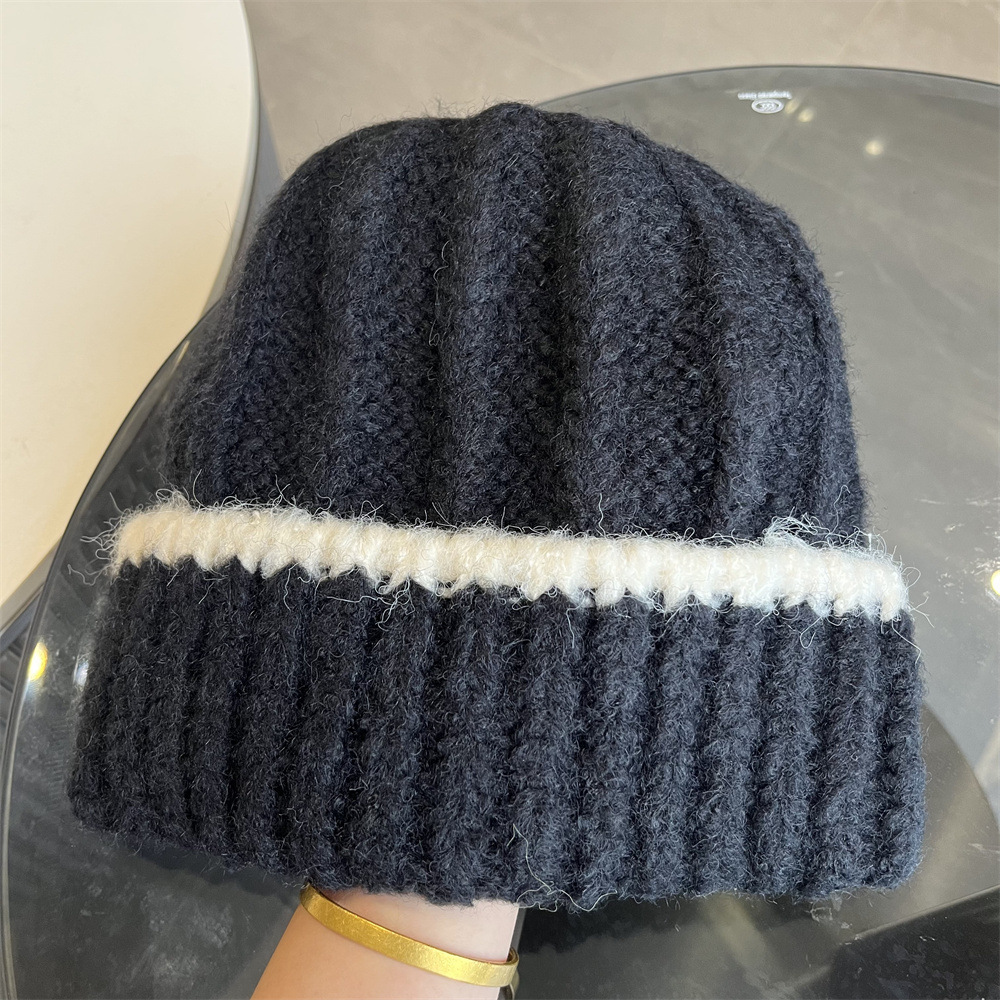 Acrylic Material Solid Color Pattern Winter, Autumn Season Women's Basic Simple Style Solid Color Ear Warap Wool Cap