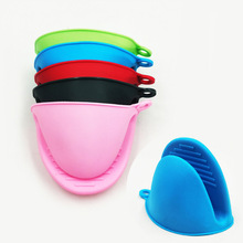 软胶防烫手套 隔热手夹 厨房碗盘夹 微波炉烤箱耐高温烘培手套