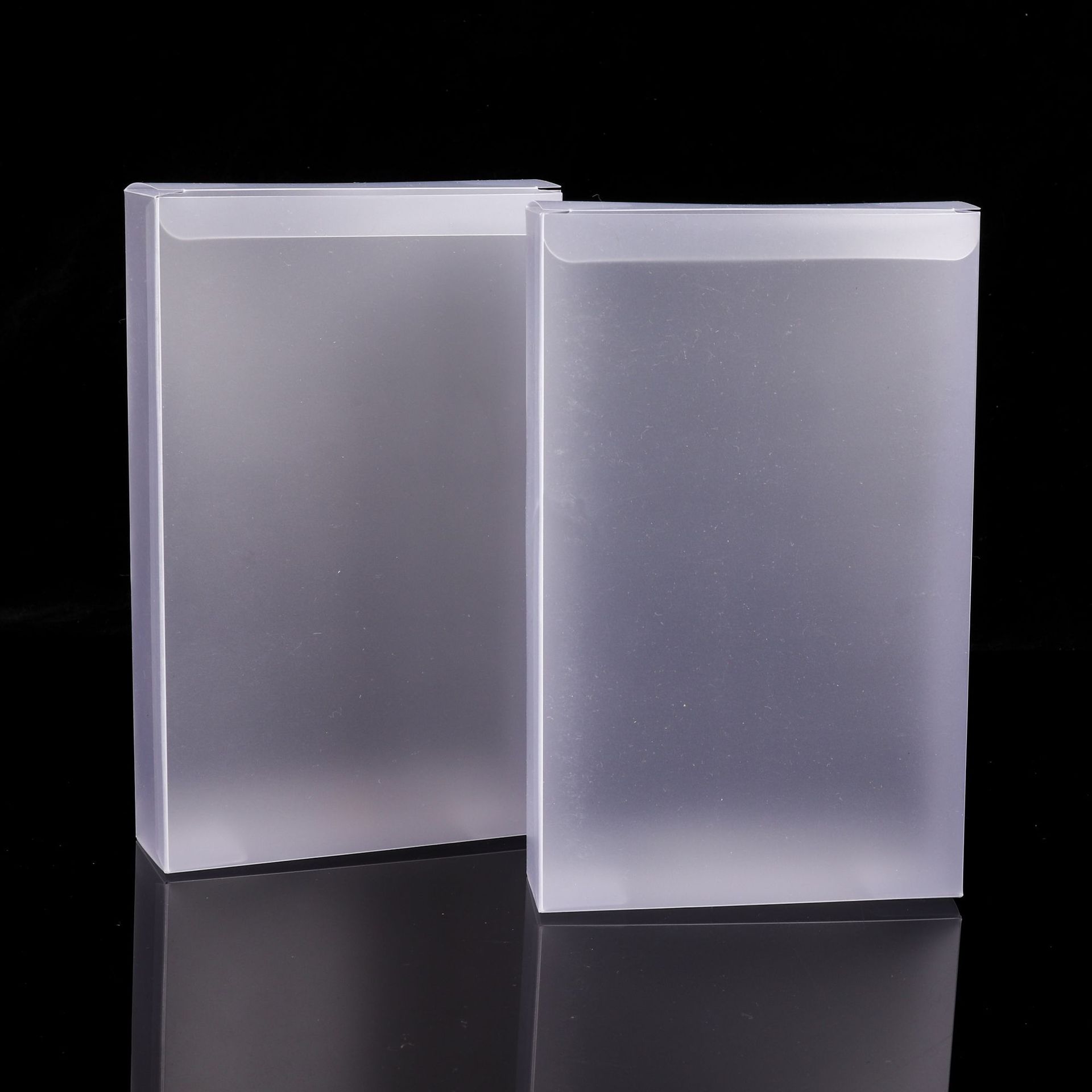 定制长方形pvc磨砂塑料透明吸塑盒面膜小折盒折盒pet透明牙膏盒