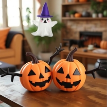 南瓜幽灵粘土材料包迷你创意小摆件万圣节跨境装饰儿童手工玩具