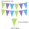 Pennant 12PCS-contrast color polka dots