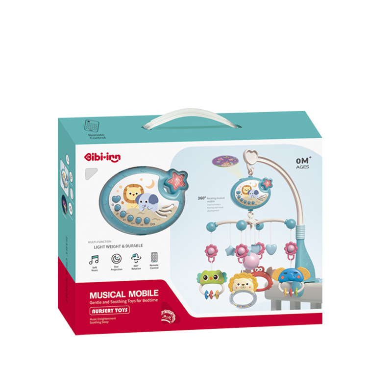 Hot sale campana de cama juguete multifuncional música giratoria campana de cabecera juguetes para bebés recién nacidos
