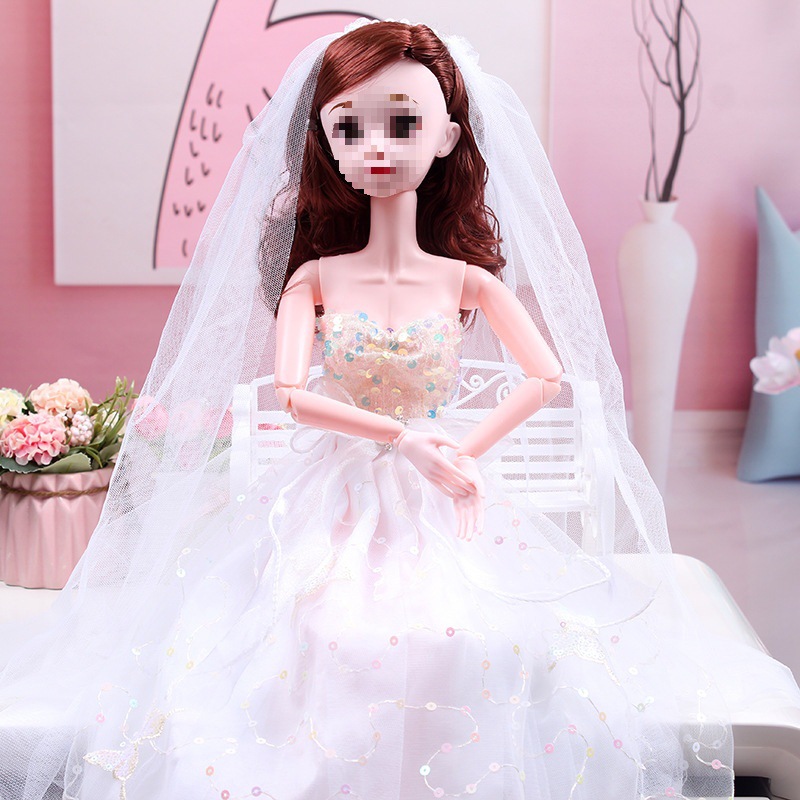 60 Dress up Constant Tide Confused Barbie Gift Box Set Doll Girl Toy Simulation Princess Children's Gift Gift