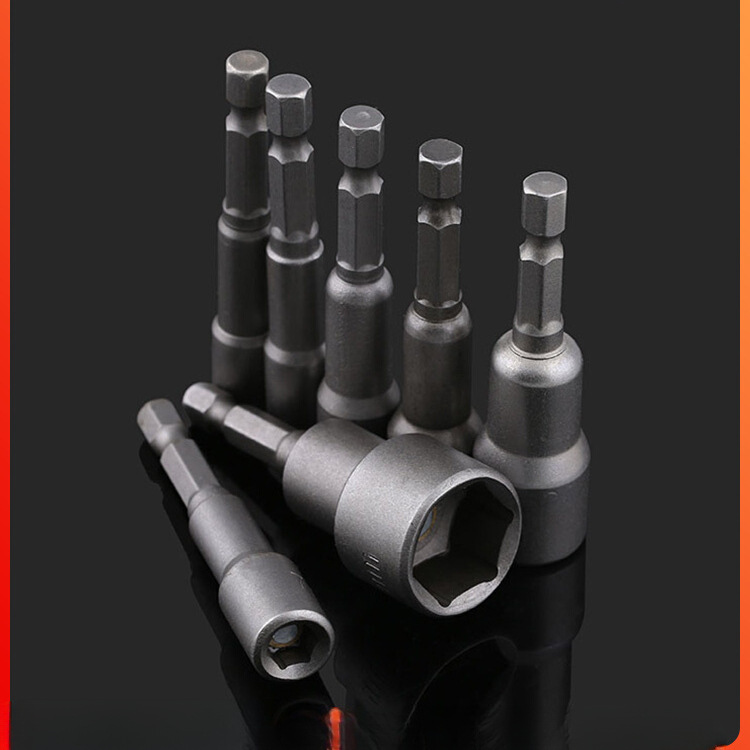 电动扳手套筒外内六角强磁性加深批头气动手电钻风炮螺丝刀风批套