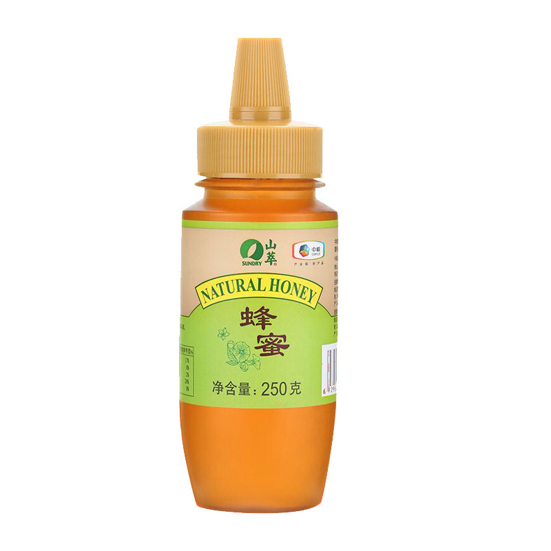Cofco Shan Cui Honey 250g New Date Multi-Flower Honey Squeeze Bottle Small Portable Half-Pound Honey