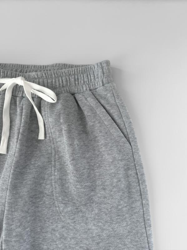 Pantalones casuales estadounidenses transfronterizos otoño y invierno más tercife para hombres y mujeres personalidad suelta callejera caliente pulgar cuerdas rectas pantalones largos de piernas anchas image 5