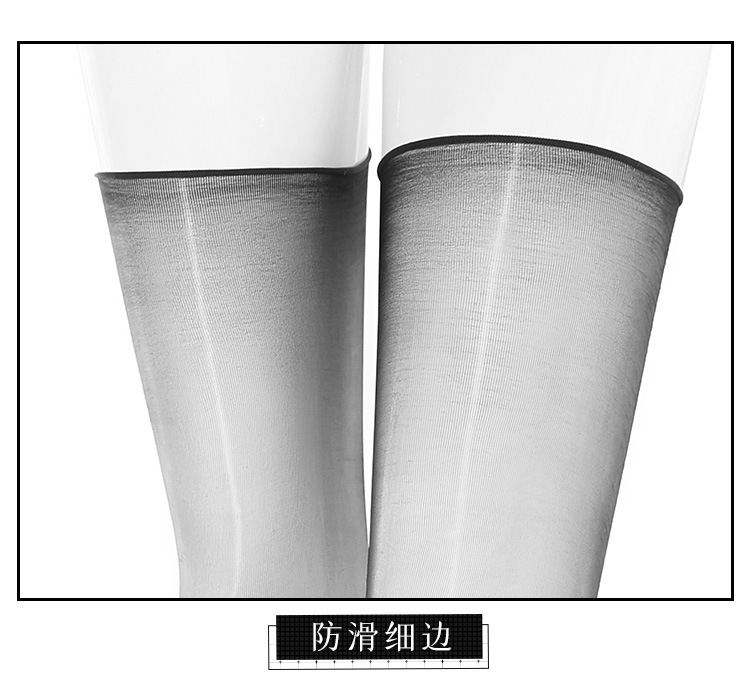 Feimu Sheer Stockings in Black and Red See-Through Style — detail image 28