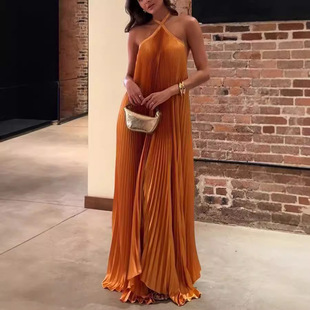 Sexy fashionable dress sleevless, European style, backless