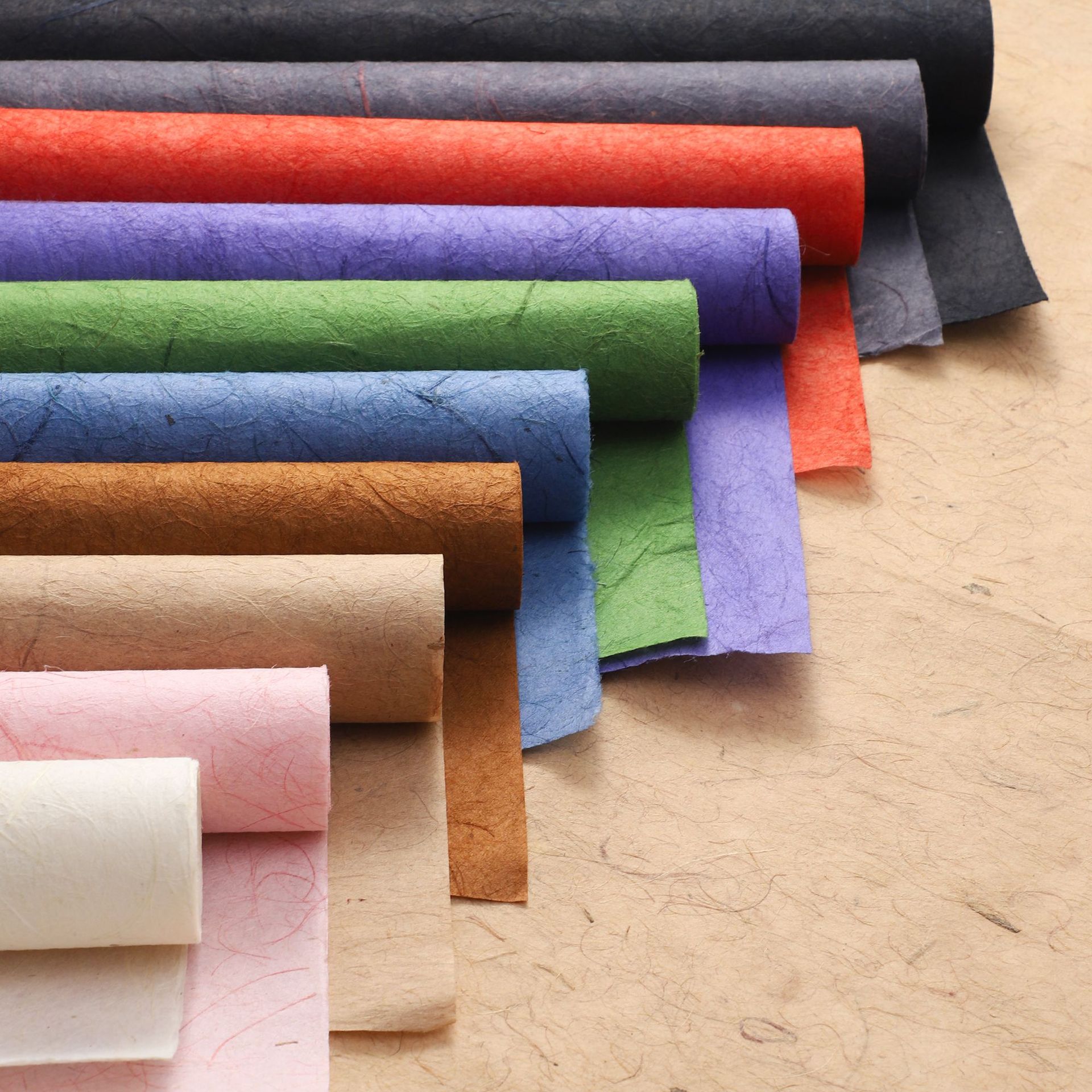 Papel de seda de lino floral al por mayor textura hecha a mano ramo de papel DIY material romántico minimalista floral papel de envoltura