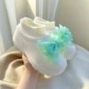 White + Fluorescent Green Butterfly