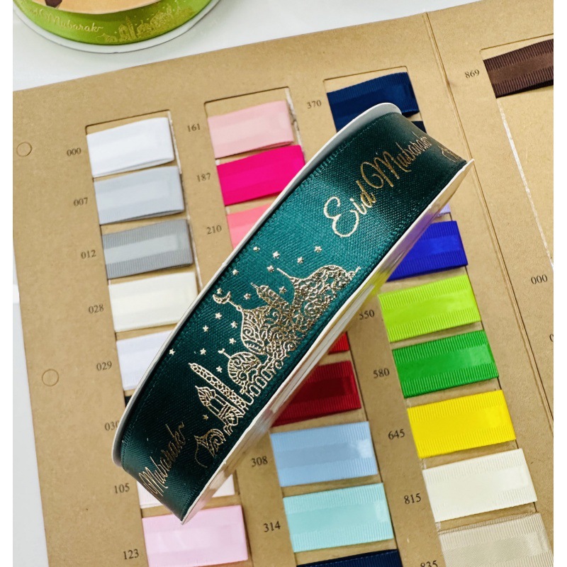 Ventas transfronterizas de castillo de fijación en caliente con decoración de vacaciones arco diy2cm de ancho fábrica de cinta directa