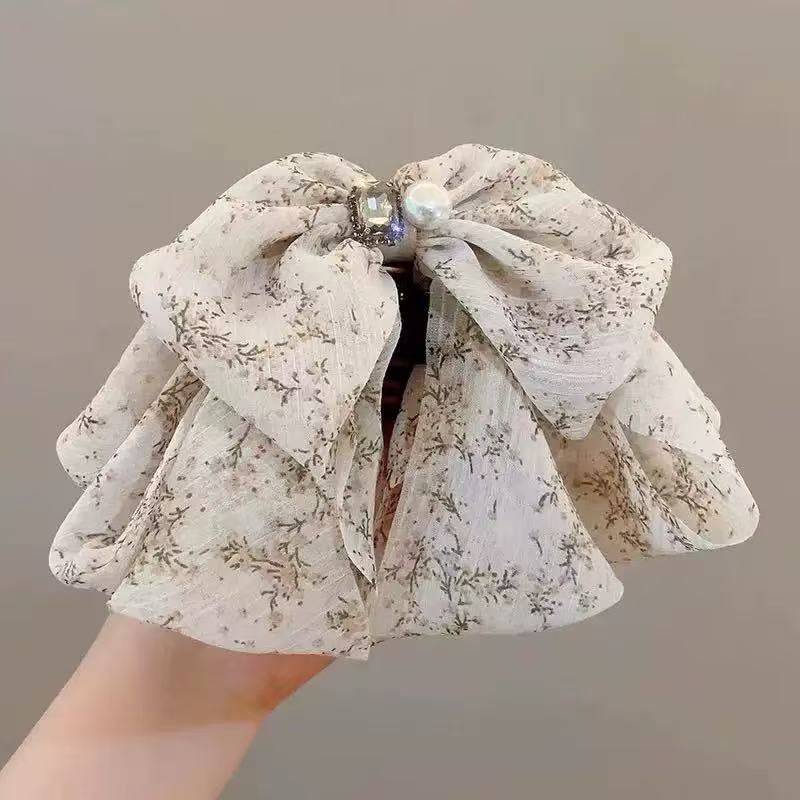 35#나비 인기 원단 & 포니테일 클립