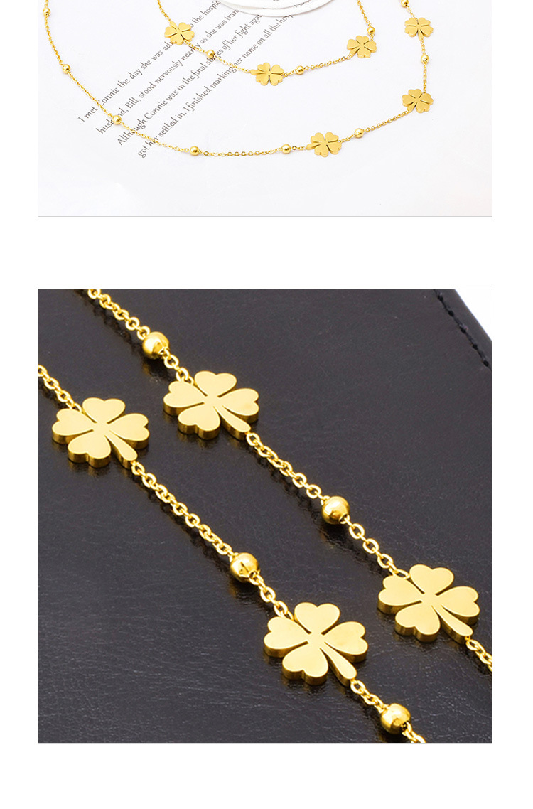 Fashion Heart Shape Titanium Steel Necklace Plating Stainless Steel Necklaces Colorza_colorza_4