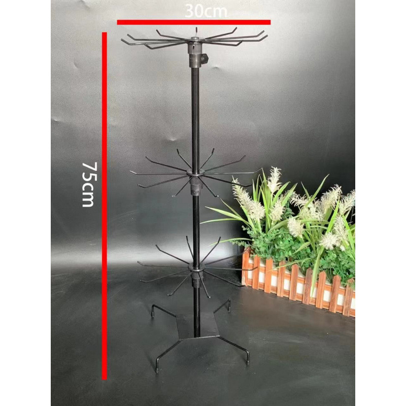 摆摊旋转架桌面小饰品挂架唇膏钥匙扣首饰展示架耳环袜子展示架子|undefined