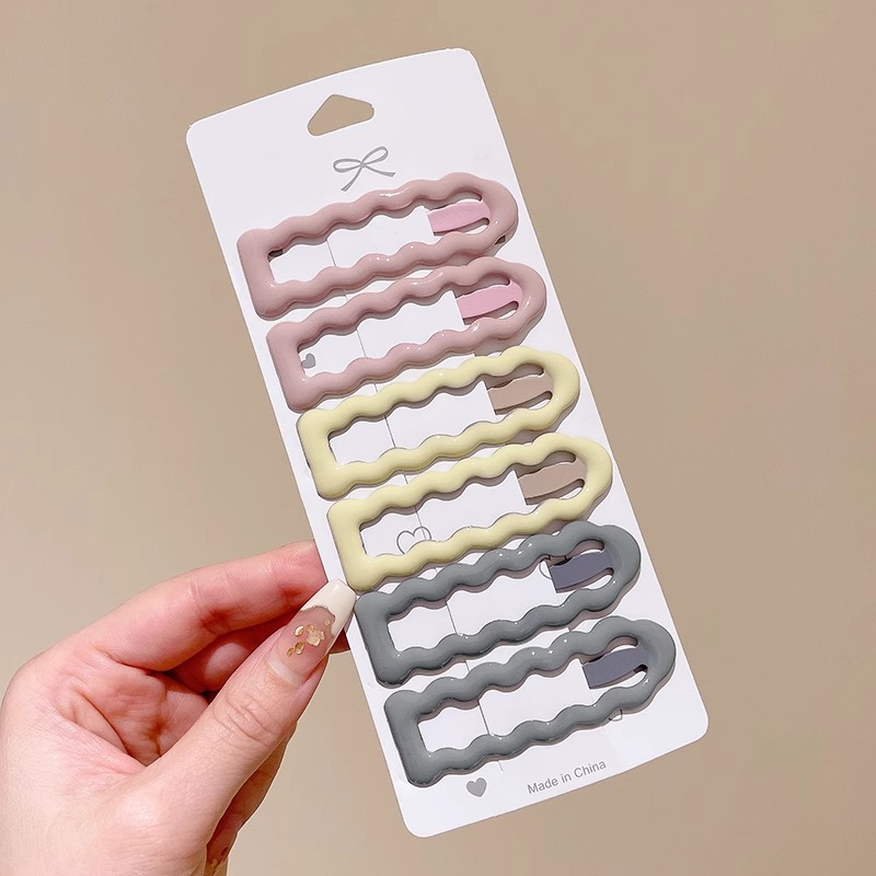 Pinza bb de color dopamina para niños cabello roto estrella de cinco puntas horquilla para niñas que no lastima el cabello, pinza para el cabello con flequillo para bebés, accesorios para el cabello lindos