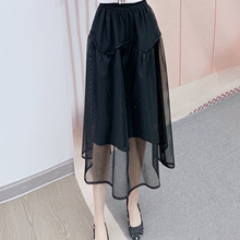 清仓春夏季撤柜汉派时尚时尚气质通勤甜美网纱显瘦半身裙536/E1