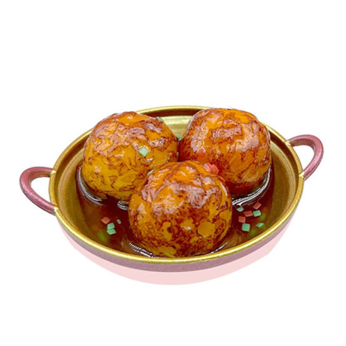 Hot selling diy food and toys simulation griddle model props in the live broadcast room Lilliputian doll house play house toys