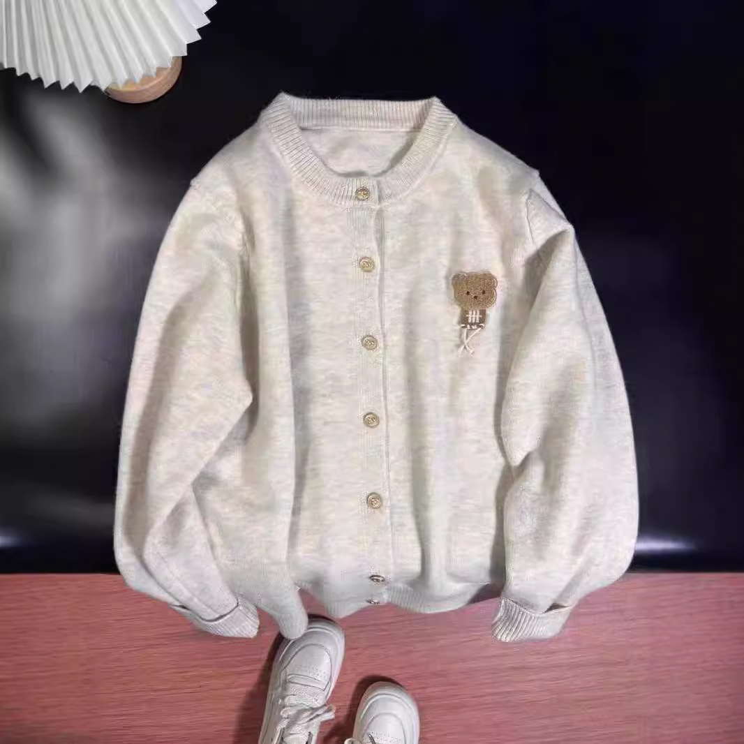 Autumn knitted cute sweater