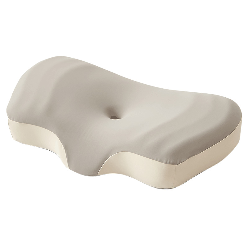 Almohada ergonómica para el hogar, protección de la columna cervical para ayudar a dormir, algodón de memoria para adultos, un par de núcleos de almohada para dormir