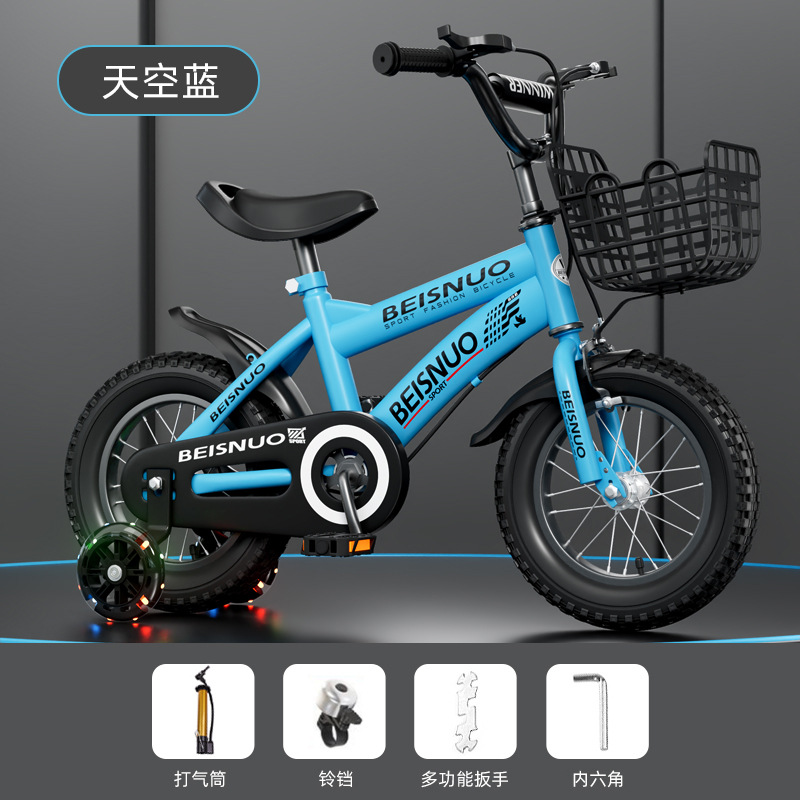 Bicicletas para niños, niños, niñas y niños, bicicleta para niños de 3 - 10 años, bicicleta para bebés con ruedas auxiliares de 12 - 14 - 16 pulgadas image 17
