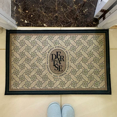 Wear-resistant Washable Door Mat, Avtomobil döşəmə paspasları - flax-shears-autumn-4-4060cm