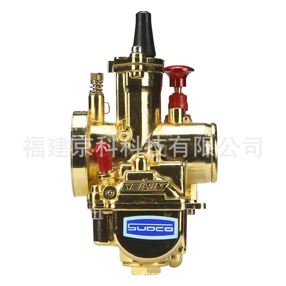 Carburador de Color Electrochapado PWK24 26 28 30 32 34mm Apto para Modificación de Motocicletas, Carreras de ATV