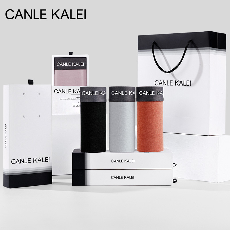 CANLE KALEI 50 Xinjiang Combed Underwear man Gift box packaging belt ventilation Flat angle Pants