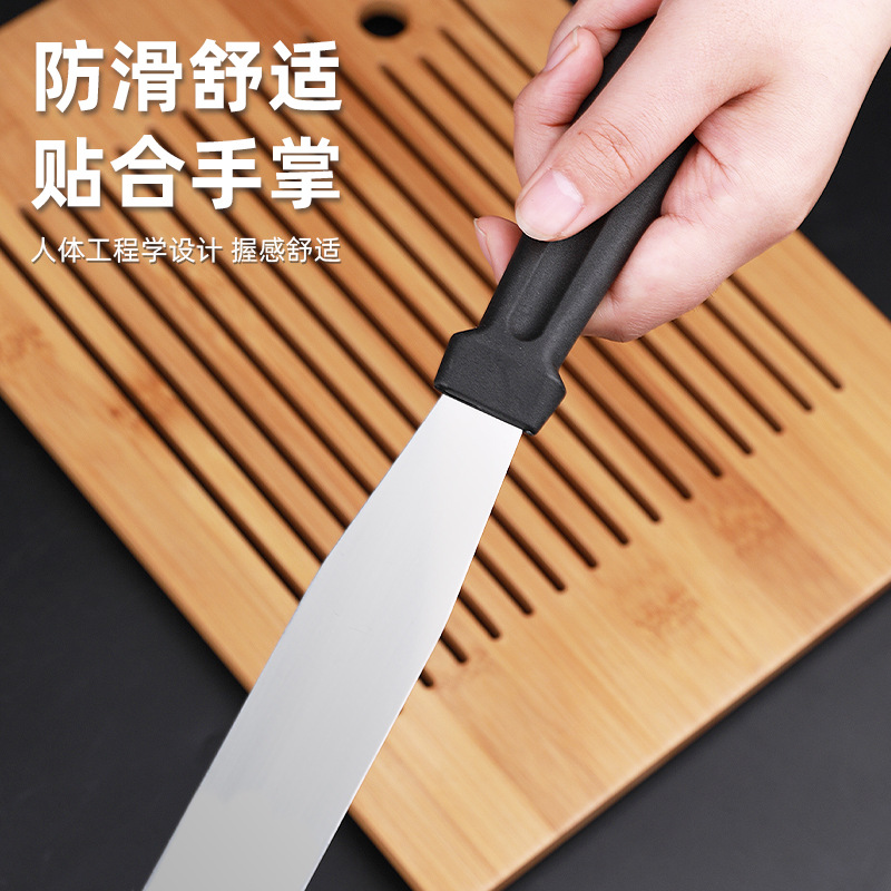 Cuchillo de pastel de acero inoxidable 6 8 10 12 pulgadas cuchillo de horneado cuchillo de mantequilla de mermelada cuchillo de crema