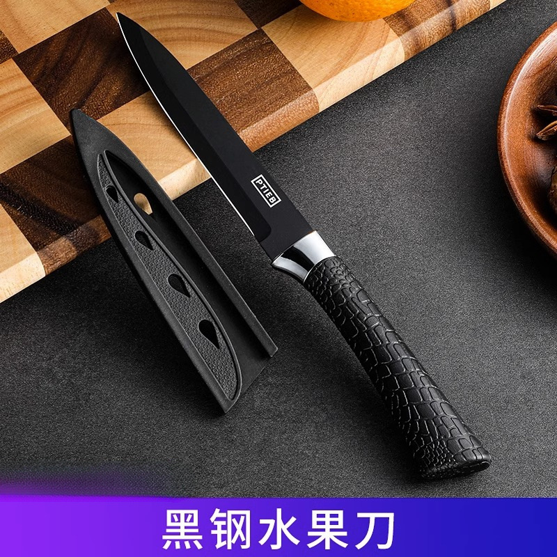 Cuchillo de fruta cuchillo de cocinero de madera sólida cuchillo de sandía grande alargado cuchillo de fruta de acero inoxidable comercial