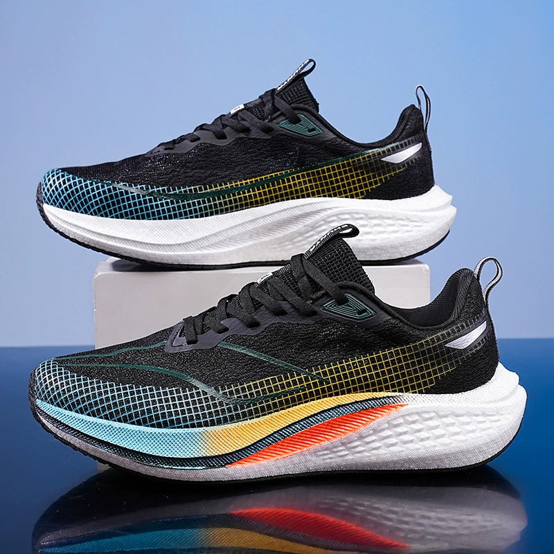 Carbon plate, sports breathable sports shoes, footwear, soft sole, wholesale