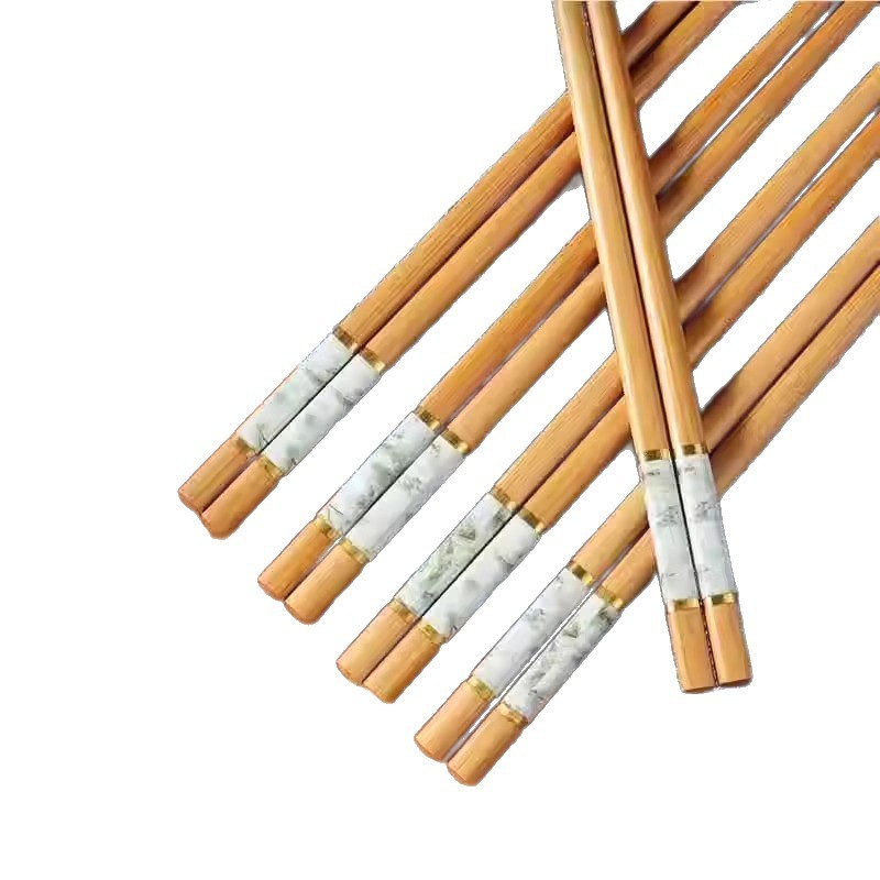 天然楠竹箸家庭用実木滑り止め高級抗菌防かび耐高温延長鍋箸揚げが速い|undefined