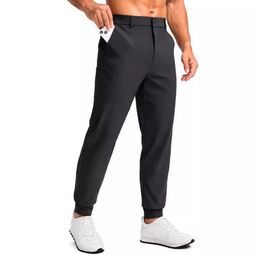 Men's Casual Sports Running Fitness Golf Slim Fit Pocket Pants