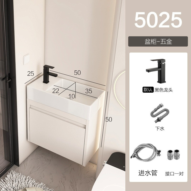 gabinete de baño de aluminio espacio pequeño gabinete de lavabo tipo hogar gabinete de lavabo combinado gabinete de lavabo todo en un lavabo