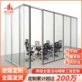 磨砂钢化隔音内置隔断墙