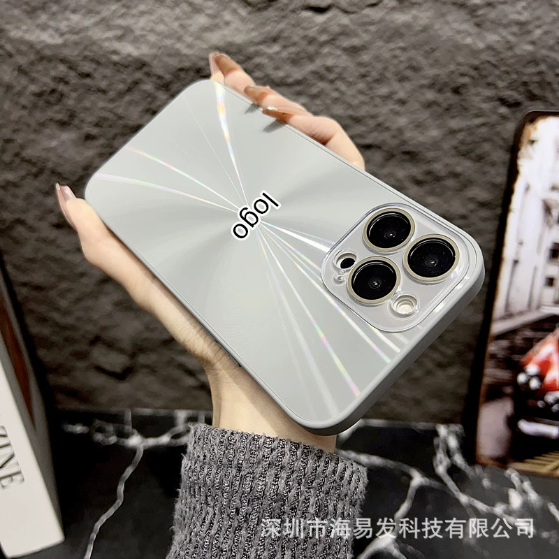 Стеклянный защитный чехол для телефона Apple iPhone 17, 17 Pro, 17 Pro Max, титаново-серый, защита от падения