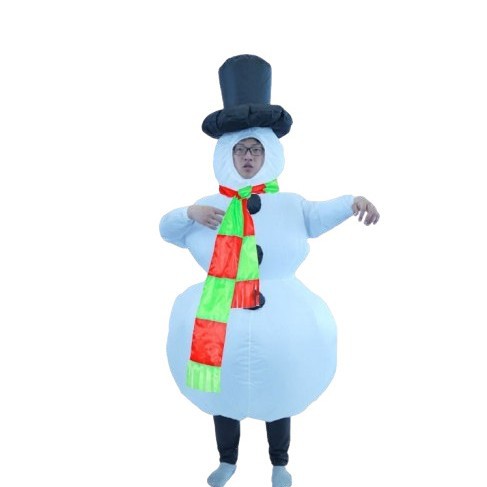 Transfronterizos nuevos trajes de Navidad de Papá Noel Gingerbread Man fiesta cos escenario disfraz accesorios ropa inflable