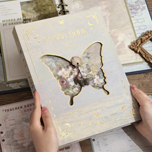复古蝴蝶同学录六年级ins镂空毕业纪念册学生留言册通讯录