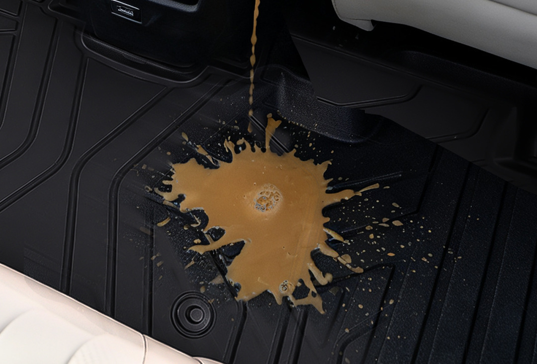 Cross-border universal car floor mats, injection-molded, 0 formaldehyde TPE car floor mats, anti-stain, easy to clean, wear-resistant