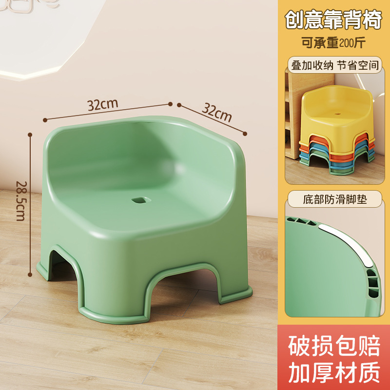 儿童塑料小凳子加厚家用椅子小板凳客厅座椅矮凳沙发换鞋凳洗澡凳|undefined