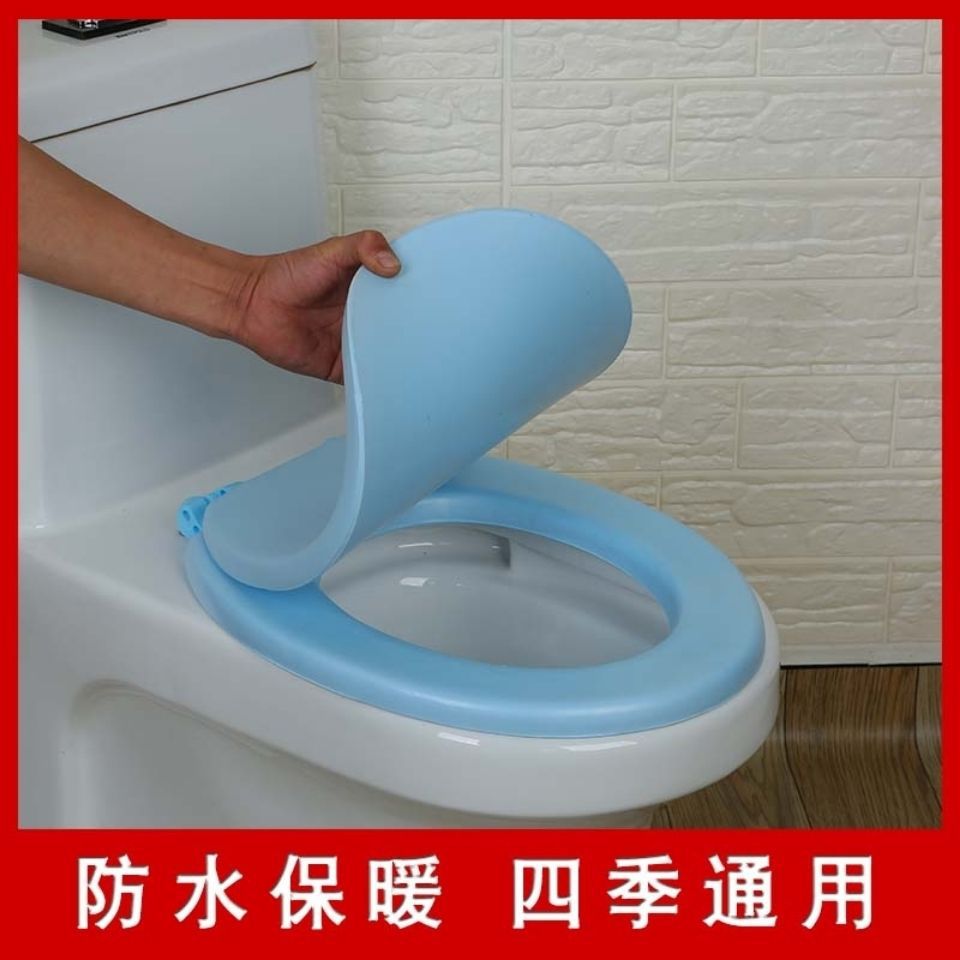 Cubierta de inodoro suave portátil asiento de asiento de asiento de asiento suave anillo de cubierta de espuma anillo de cubierta de espuma universal espuma suave color suave