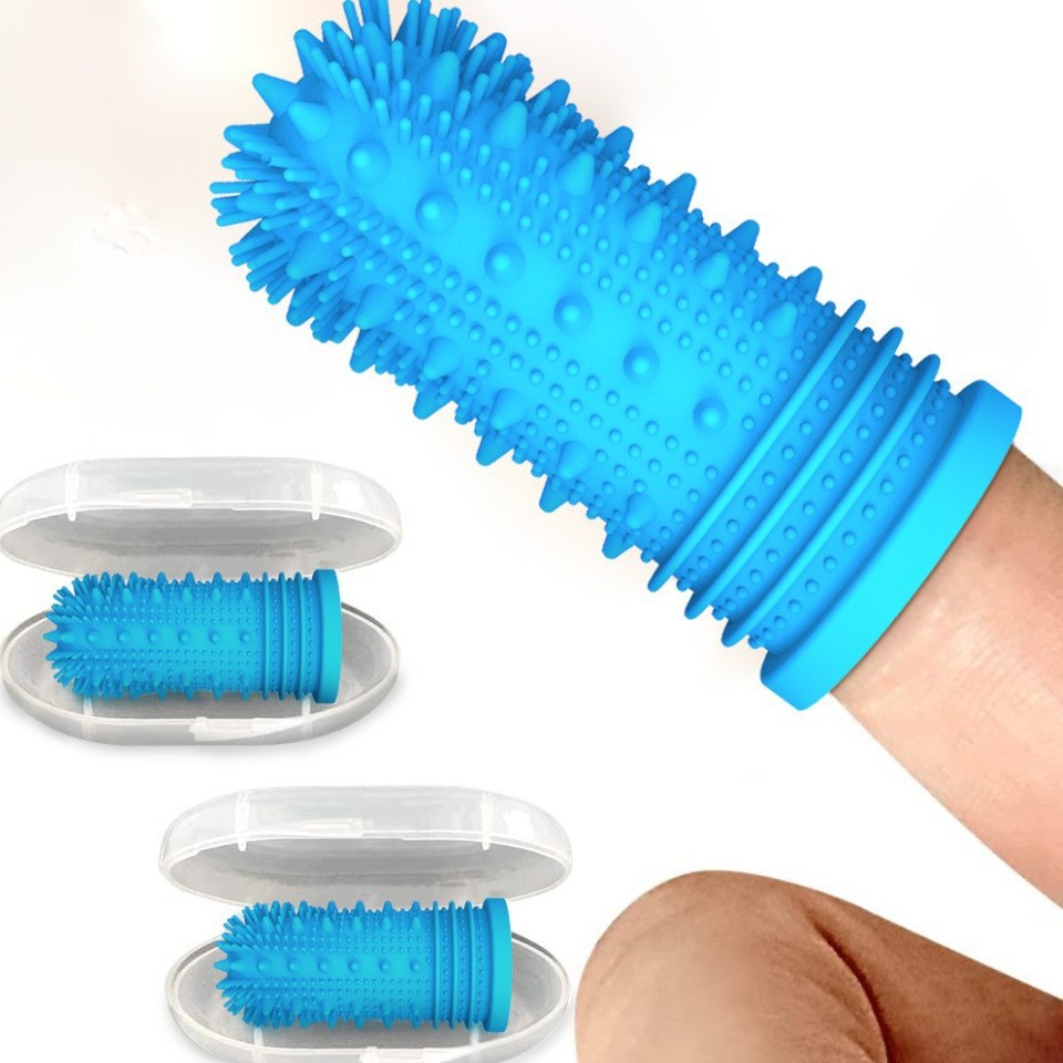 Pet Toothbrush, Cat Soft Brush, Finger Brush, Silicone Toothbrush, Gum Care, Dog Oral Cleaning, Finger Toothbrush