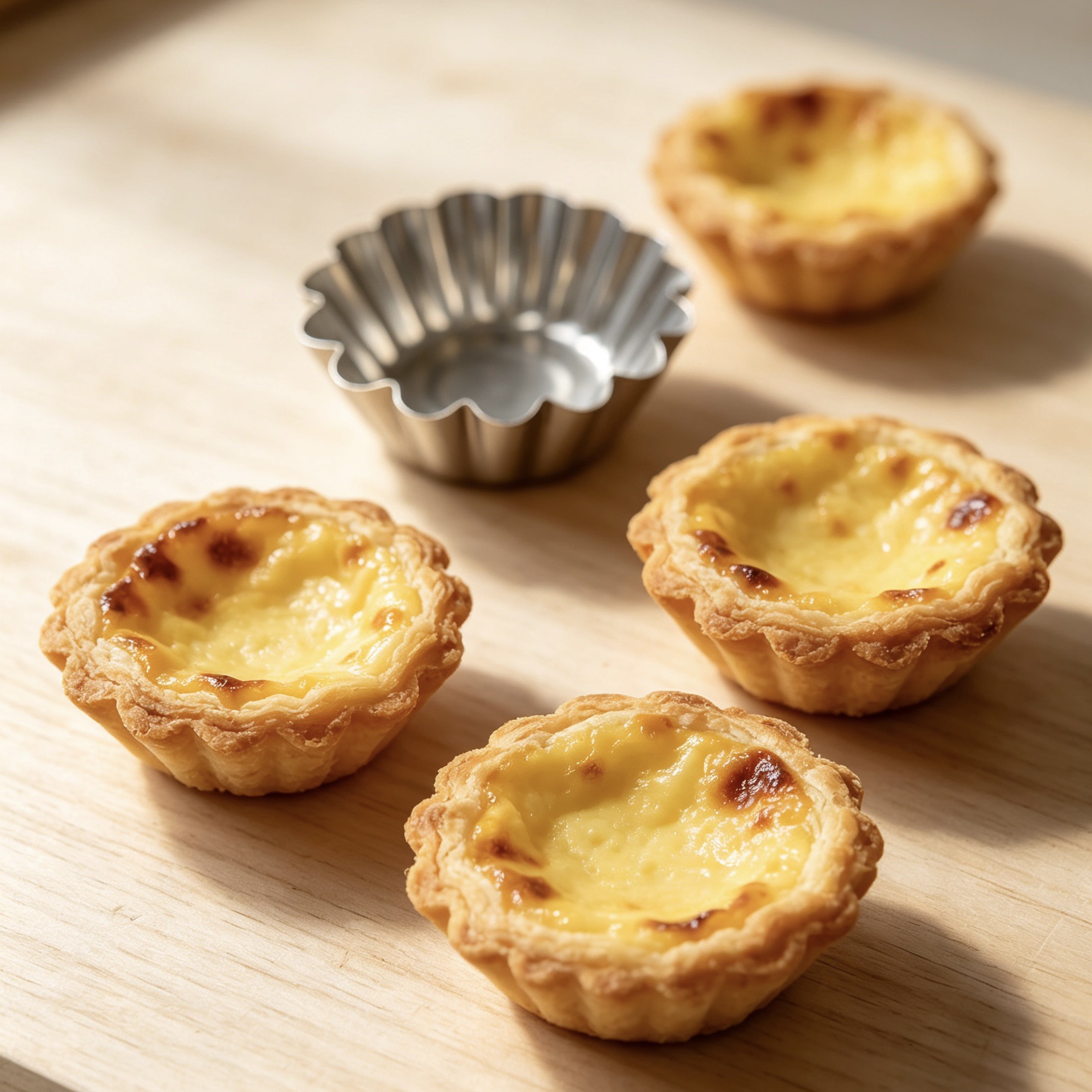 Reusable Stainless Steel Chrysanthemum Cup Tart Mold Stainless Steel Cake Mold DIY Baking Tool