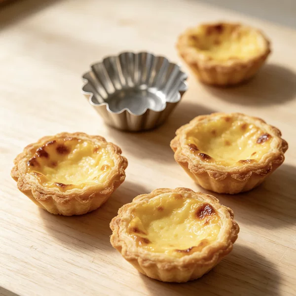 Reusable Stainless Steel Chrysanthemum Cup Tart Mold Stainless Steel Cake Mold DIY Baking Tool