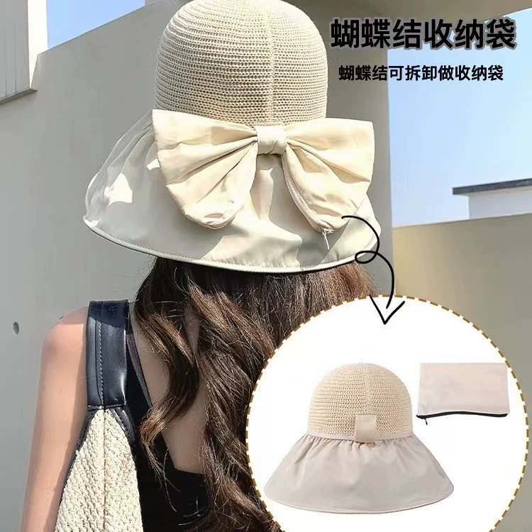 Sun hat, summer travel storage system solar-powered, UV protection