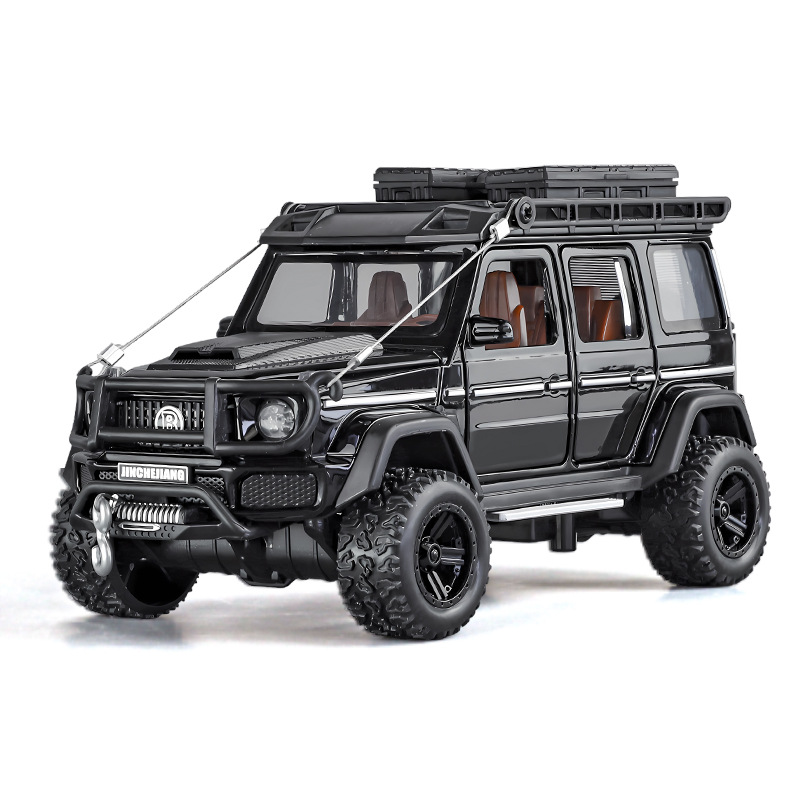 Modelo de coche de aleación Lijiaxin 1:32 Daben G550 versión modificada del vehículo todoterreno modelo de efecto de sonido de coche de juguete de retorno